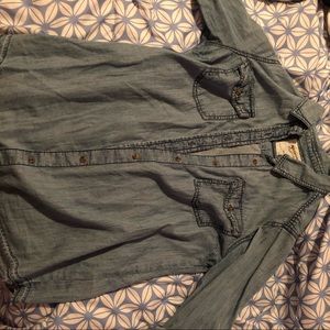 Arizona Dark blue chambray shirt